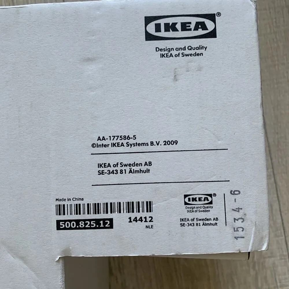 IKEA Lillholmen Wall Light Lamp Sconce Brushed Nickel Finish White Glass Globe